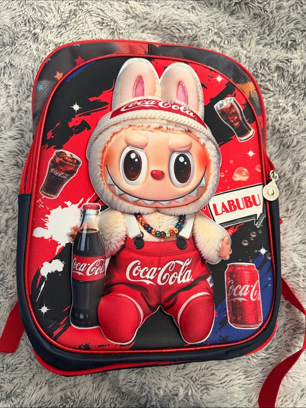 Coca Cola Labubu Backpack